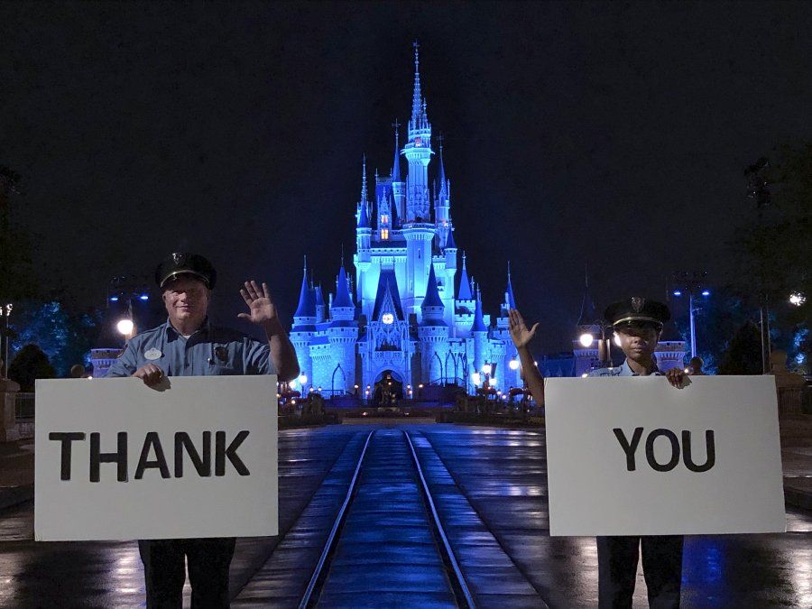 Un "thank you" que se replica por todo el mundo Disney.