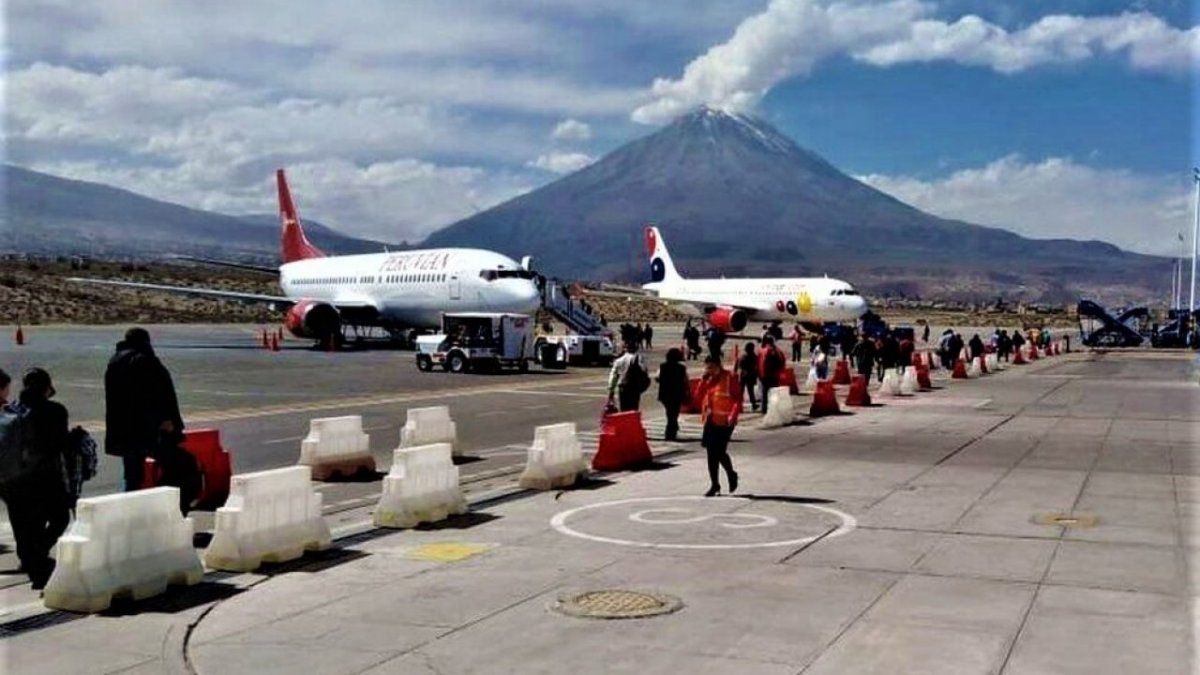 Reanudación aérea en Arequipa