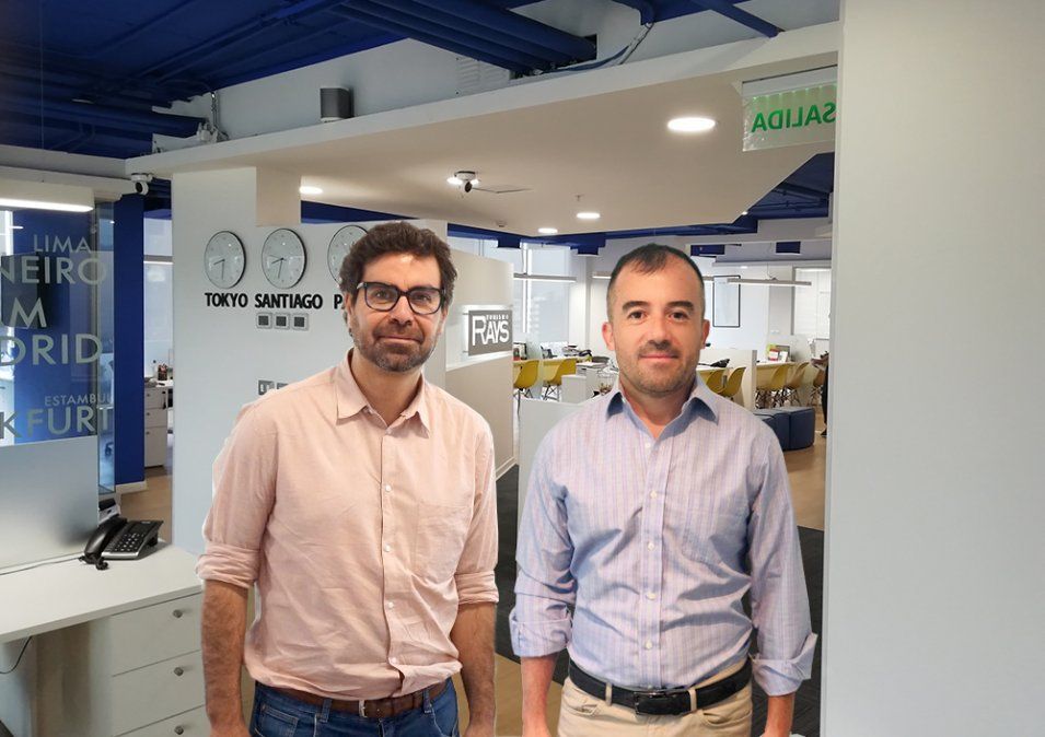 Luis Elgueta, gerente general; y Rodrigo Yañez, CEO del Grupo Rays.