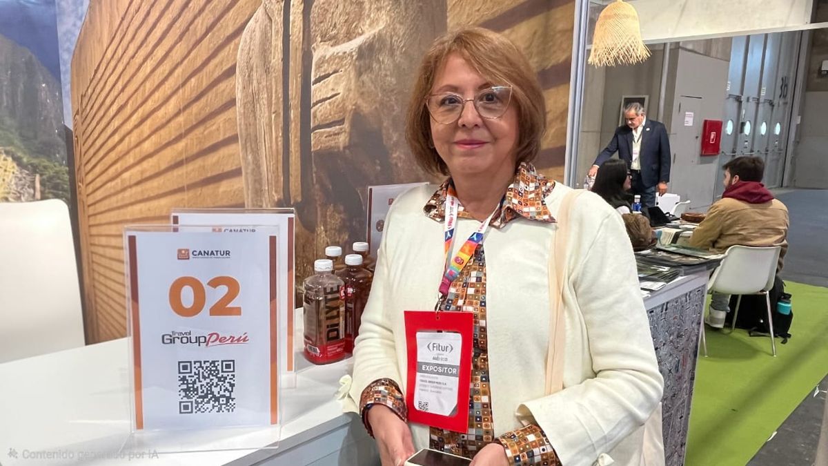 Angela Guardia, gerente de turismo receptivo de Travel Group Perú.