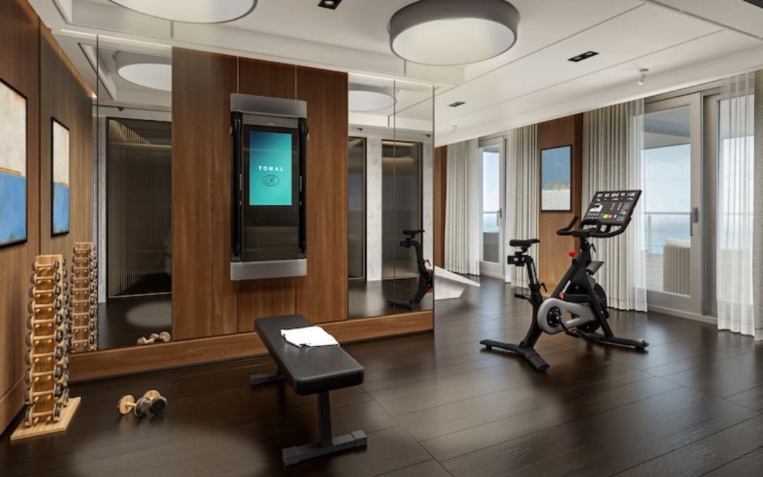La Skyview Regent Suite incluye un gym propio