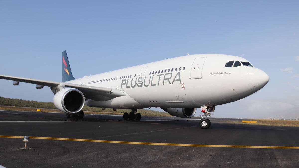 Avión de la aerolínea Plus Ultra