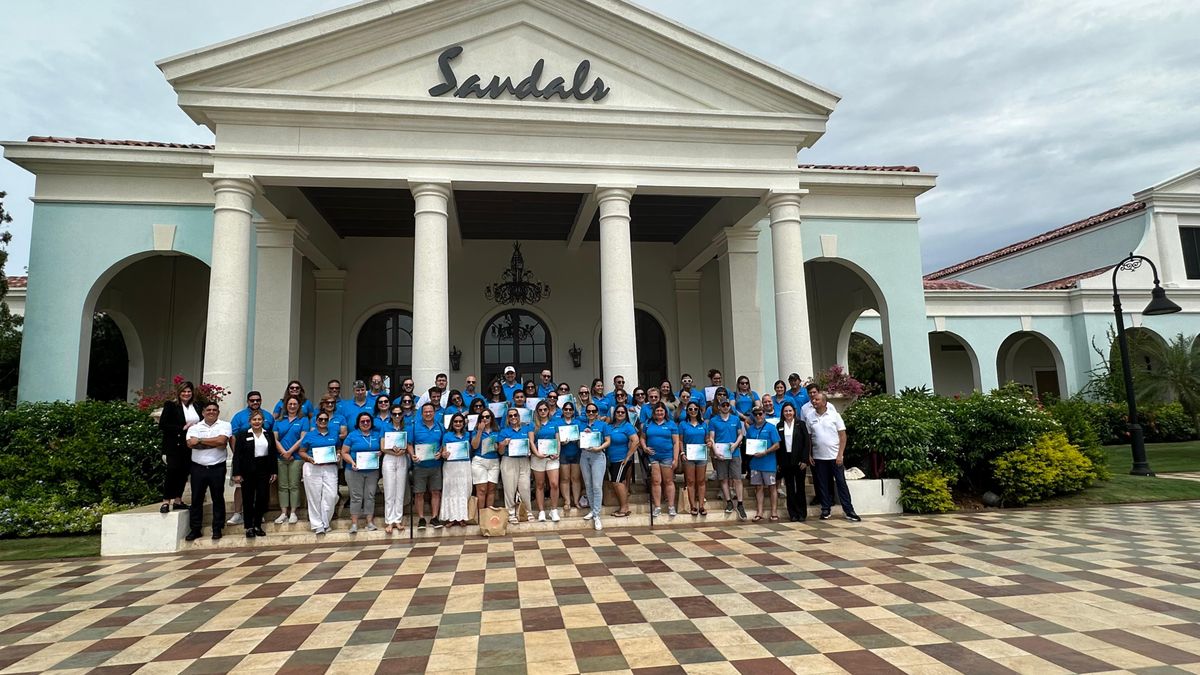 Los profesionales recibieron una certificación como especialistas para la comercialización de Sandals & Beaches Resorts.