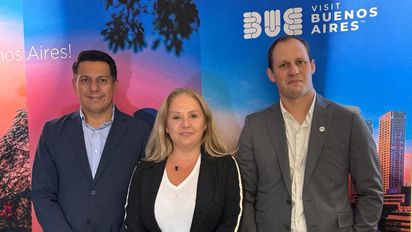 Representantes de Aeroméxico, Mendoza y Buenos Aires.