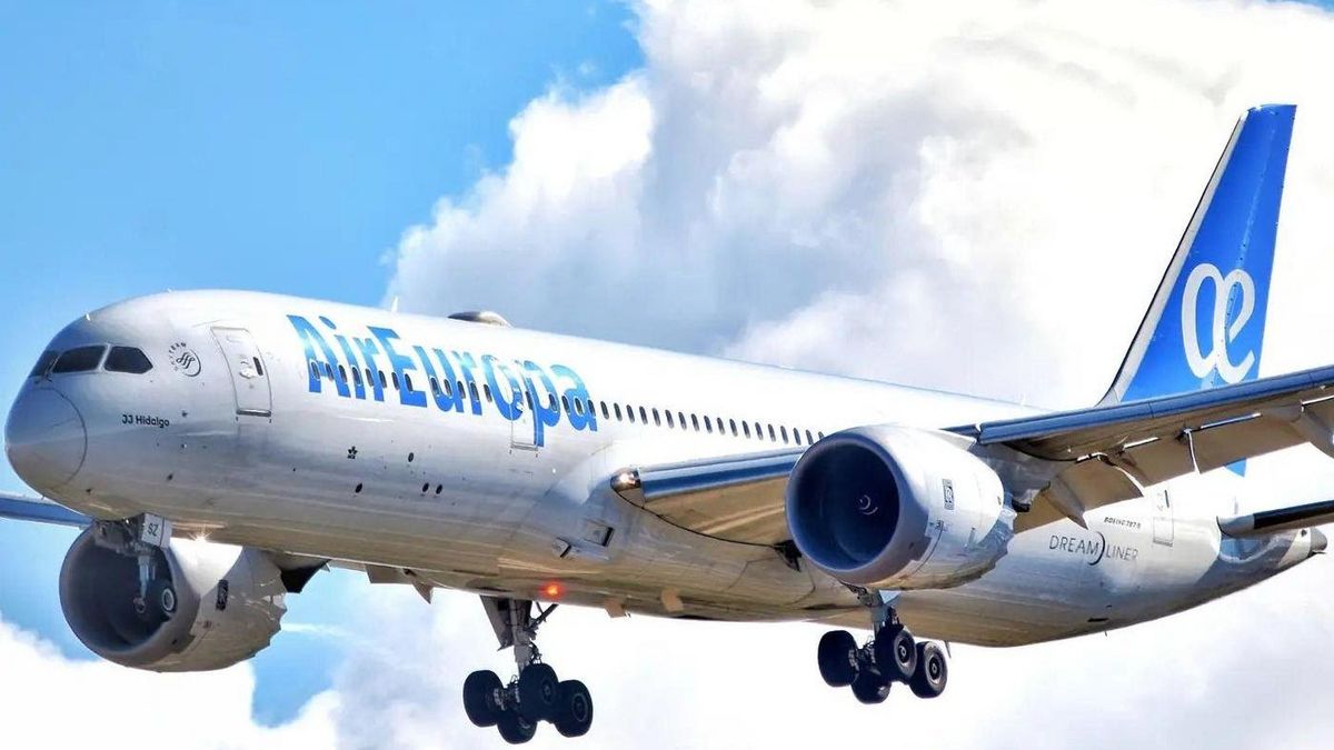 Uno de los aviones de la flota de Air Europa. Uno de los aviones de la flota de Air Europa.