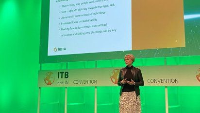 Suzanne Neufang, CEO de la Global Business Travel Association (GBTA).