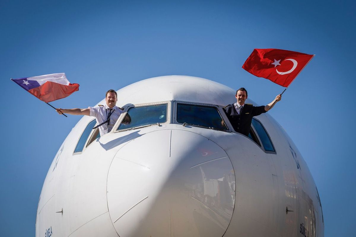 Turkish Airlines inauguró la ruta Estambul - Santiago vía Sao Paulo, el 18 de diciembre de 2024. - Ladevi Medios y Soluciones Turkish Airlines inauguró la ruta Estambul - Santiago vía Sao Paulo, el 18 de diciembre de 2024.
