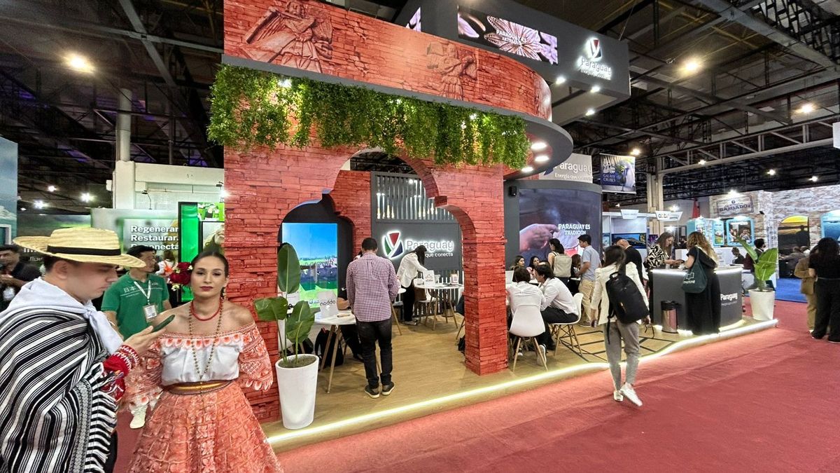 Stand de Paraguay en WTM Latin America 2026, en San Pablo.