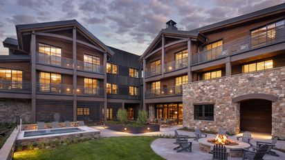 El Rusty Parrot Lodge, uno de los hoteles boutique de la cartera de SLH en Wyoming.