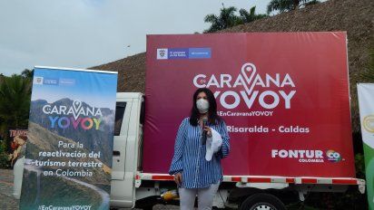 Raquel Garavito, presidenta de Fontur en la segunda edición de En Caravana Yo voy en el Eje Cafetero.