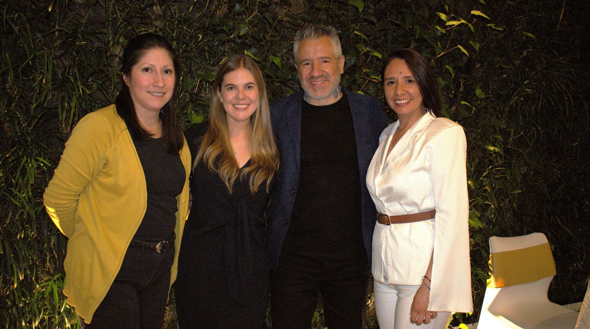 Naslly Pedraza, representante comercial y Gabriela Díaz, directora comercial de Aviatur Mayorista; Fabián Manotas, director regional de Ladevi; Paula Andrea Espinosa- representante comercial de Aviatur Mayorista.