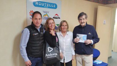 Los representantes de Andorra y Routelle Viajes se reunieron para promocionar el esquí en el país europeo.&nbsp; 