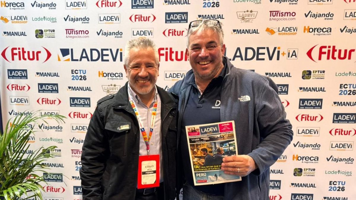 Fabian Manotas, director regional de Ladevi e Ignacio García, gerente general de Discover Mayorista.