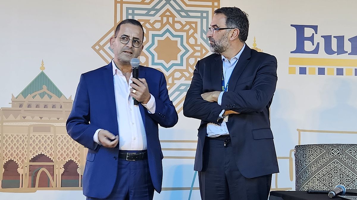 Khalid Mimi, director de la Oficina de Turismo de Marruecos en España-Portugal y América Latina, presentó las novedades del destino y agradeció a los profesionales de turismo que participan de la 27 Convención de Europamundo.