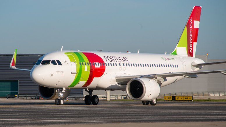 Uno de los Airbus A320NEO de TAP Air Portugal.
