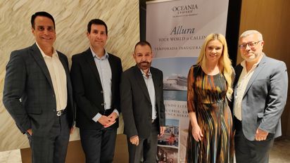 Oceania Cruises alista la temporada inaugural de Allura