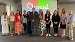 La comisión directiva de Cocal durante el congreso en Medellín.