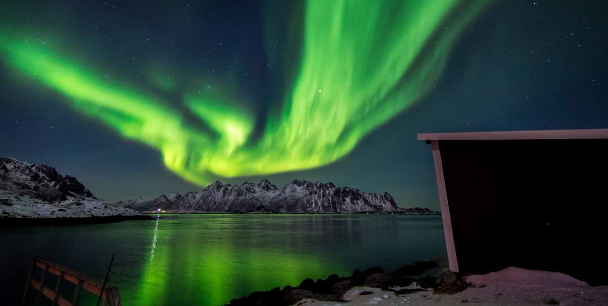 Auroras boreales en Noruega.