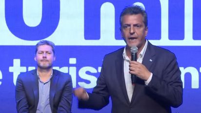 Sergio Massa y Matías Lammens: plan para llegar a 10 millones de turistas internacionales y generar US$ 28 mil millones