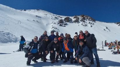 El Centro de Esquí La Hoya en Chubut cuenta con nieve hasta octubre.