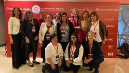 El equipo de Travel Services Chile junto a representantes de ATN Viajes, de reciente incorporación al grupo.