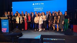 El equipo de Delta celebró sus 25 años en Chile. 