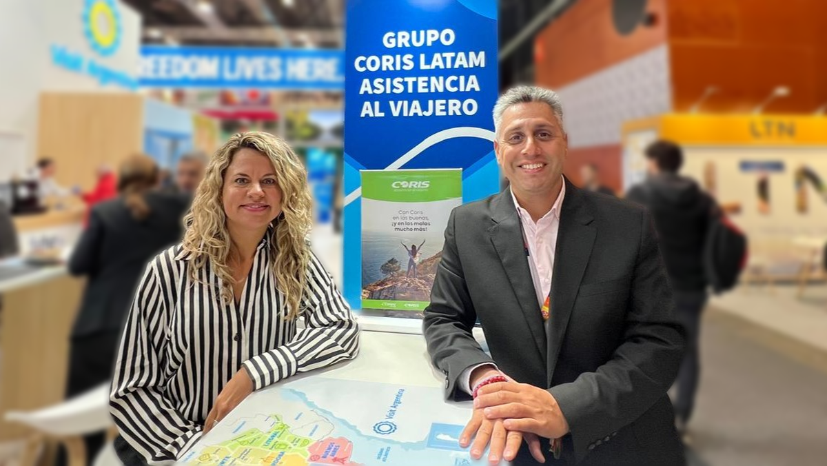 Coris: Silvana Carbonell, gerente comercial de Interior; junto a Leandro Cardozo, gerente comercial de AMBA.