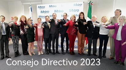 Consejo Directivo 2023 de la Asociación Metropolitana de Agencias de Viajes.