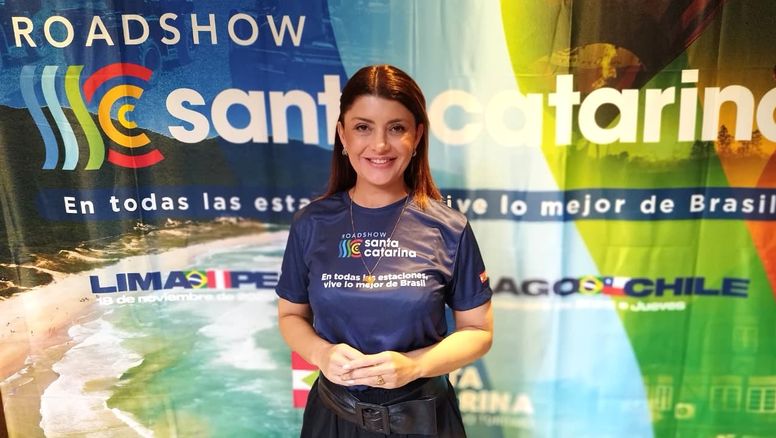 Catiane dos Santos Monteiro Seif, secretaria de Estado del Turismo de Santa Catarina.