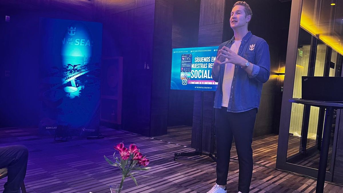 Lucas Bueno, sales manager para Latinoamérica de Royal Caribbean.
