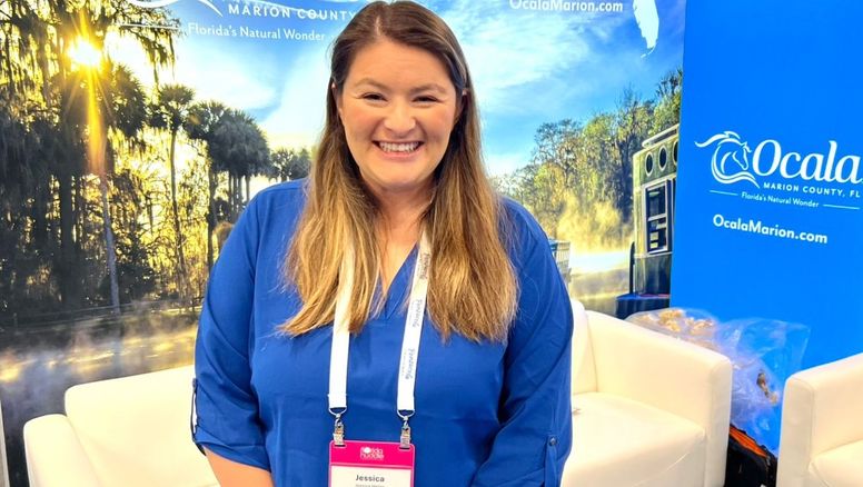 Jessica Heller, marketing & communications supervisor de Ocala Marion County en el Florida Huddle.