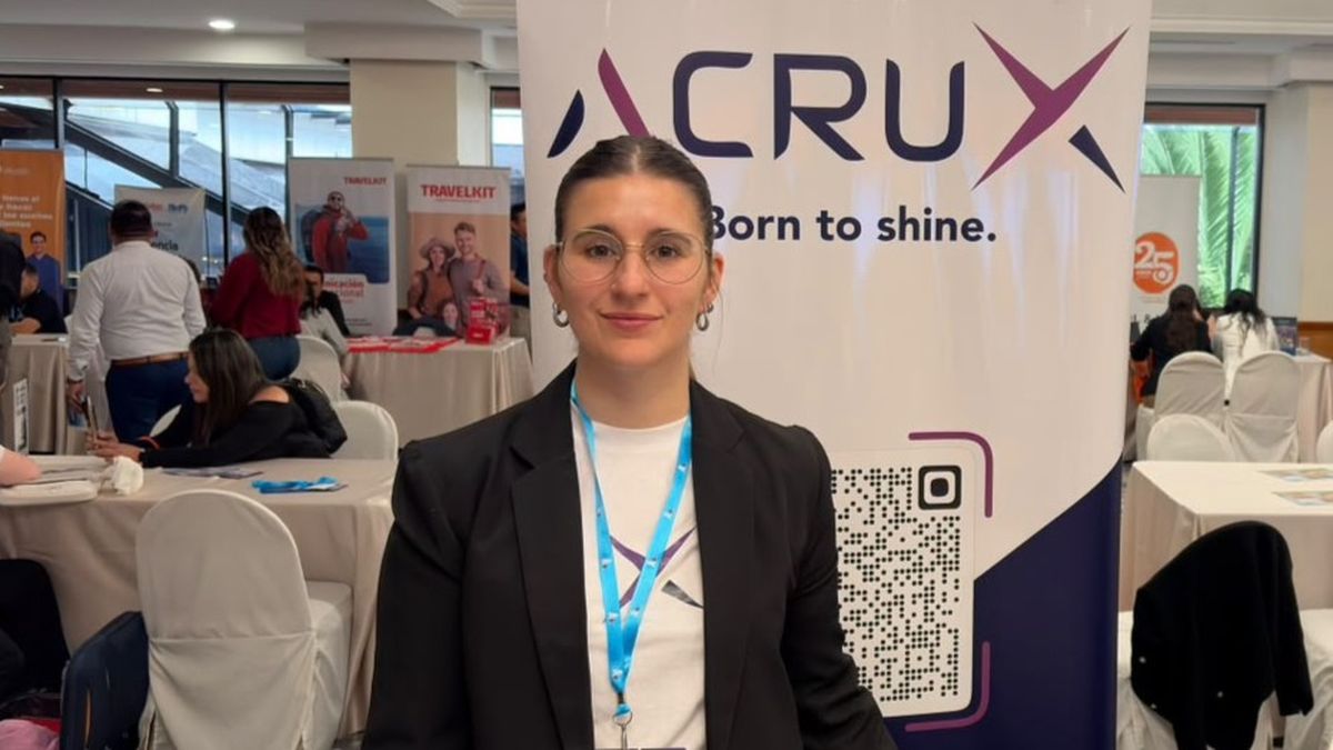 Deborah Lobelos, de Acrux Travel, en Ladevi Workshop Quito.