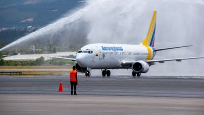 Aeroregional inauguró nueva ruta aérea temporal desde Quito