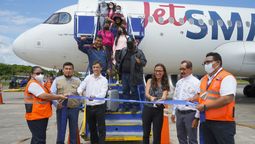 La aerolínea JetSmart es la primera en conectar la selva con el sur a través de la ruta Arequipa–Tarapoto y tiene una frecuencia de hasta dos veces por semana.