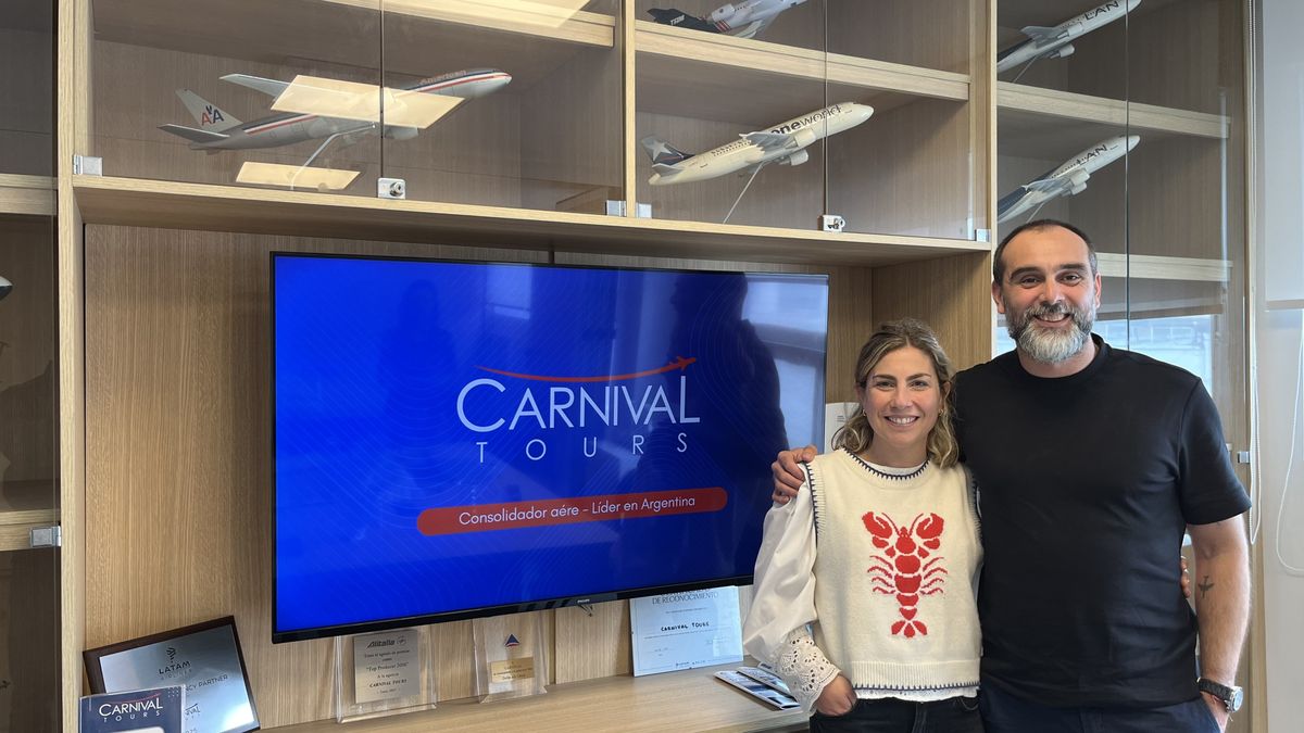 Carnival Tours: Ornella Tessarolo, directora, y Matías Alfaro, socio gerente y director.&nbsp;