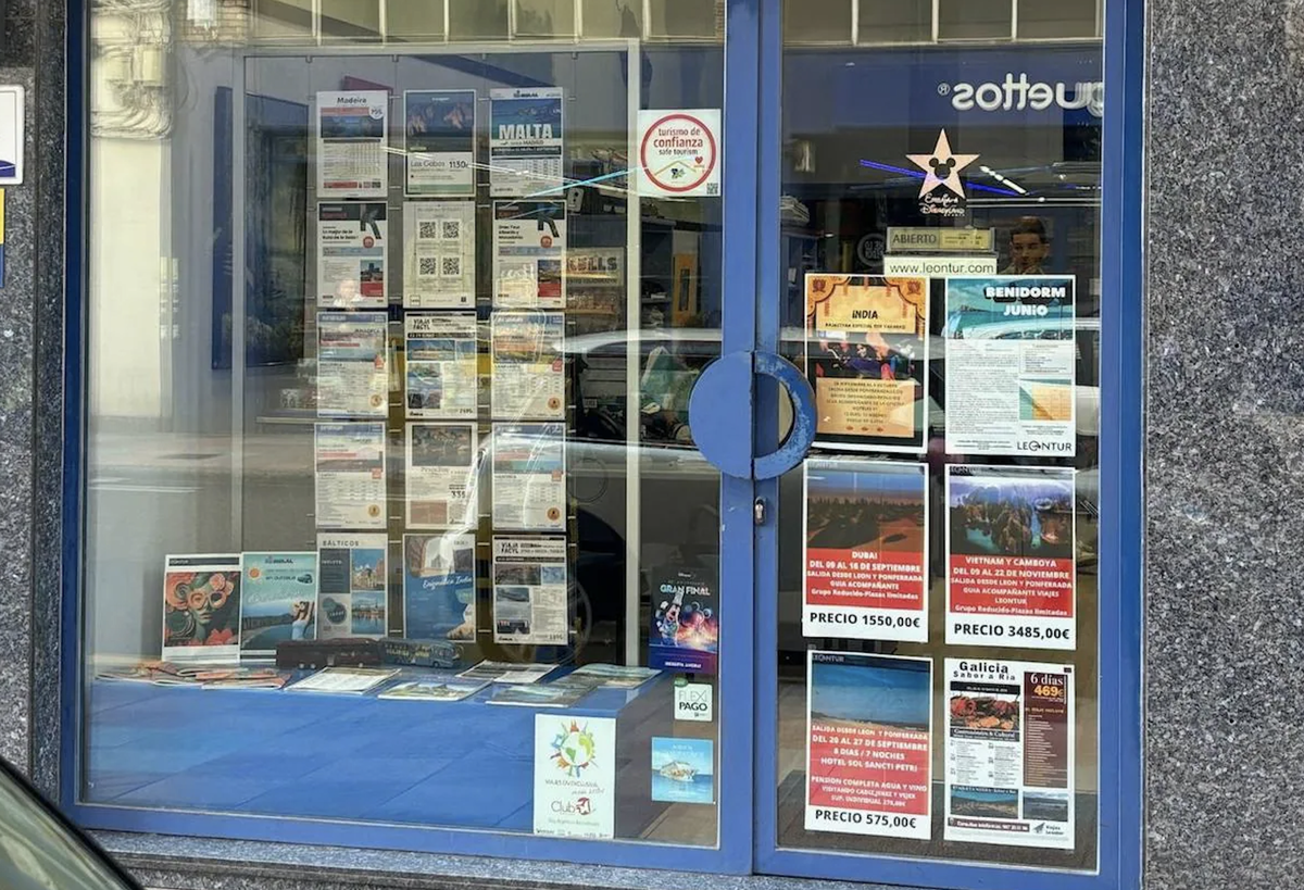 Agencia de viajes de León.