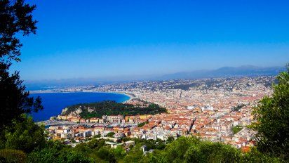 Mont Boron, Niza. La ciudad de Francia ya forma parte del patrimonio de Unesco.