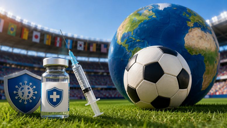 Ministerio de Salud insta a viajeros a Copa Mundial de Fútbol 2026 a vacunarse contra el sarampión.&nbsp;