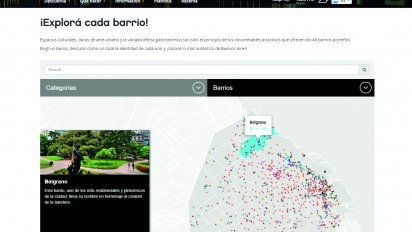 Mapa interactivo de la Ciudad de Buenos Aires