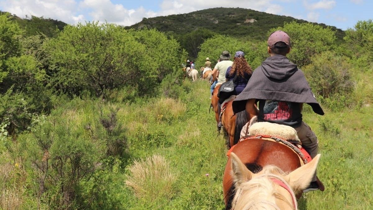 ¿Vas en familia a La Falda? Aprovechá a hacerte unas cabalgatas en familia. 