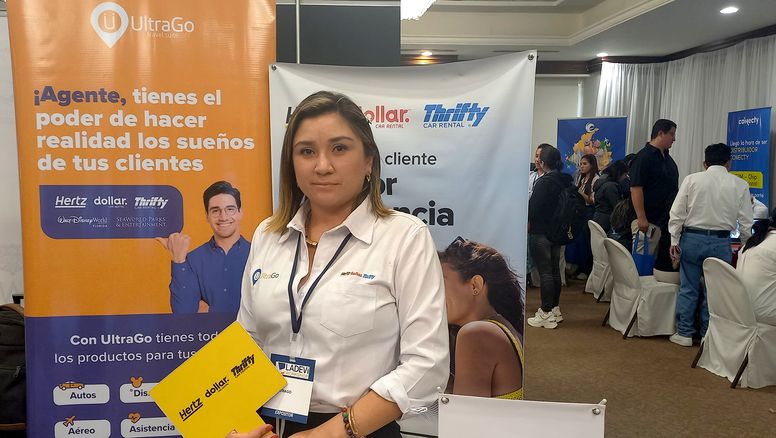 Marcela Ayala, representante comercial de la mayorista UltraGo en Ecuador.