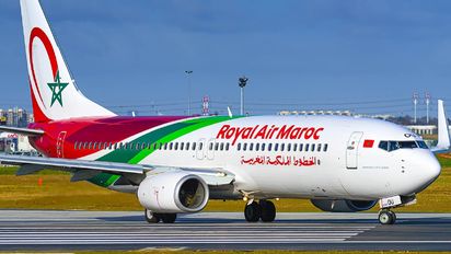 Avión de la flota de Royal Air Maroc, que ha anunciado la ampliación de vuelos entre el país y España.