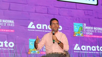 Juan Guillermo Zuluaga, precandidato presidencial, estuvo presente en el panel organizado en el marco del Congreso Nacional de Anato 2025.&nbsp;