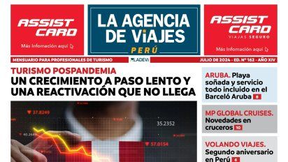 Portada de la Revista La Agencia de Viajes Perú de julio 2024.
