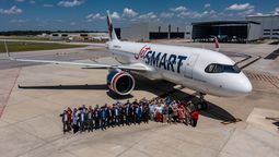 Aeronave destaca por ser la primera manofacturada en la sede de Airbus en Alabama, Estados Unidos