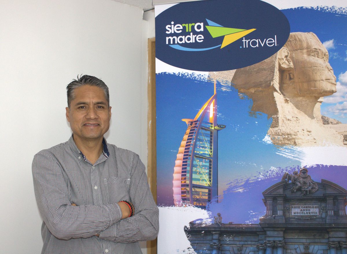 Fidel Vázquez, gerente regional en CDMX de la Operadora Turística Sierra Madre, conversó acerca de los desafíos al frente de la nueva oficina.