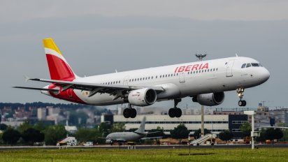 Un Airbus A320 de Iberia.