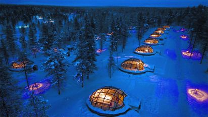 Los hoteles de hielo en Laponia ofrecen una experiencia de alojamiento verdaderamente única.
