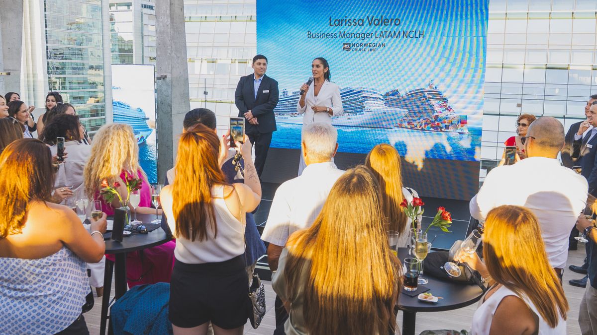 Larissa Valero, Business Manager para Latinoamérica de Norwegian Cruise Line.