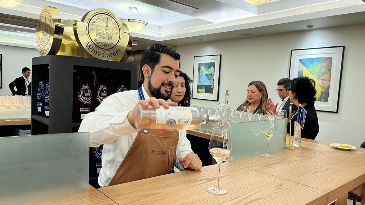 El United Club del Aeropuerto Internacional de la Ciudad de México alberga el Wine Corner by Concours Mondial de Bruxelles.